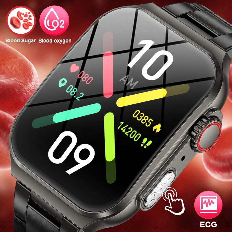 LIGE 1.96 ġ  ȭ Ʈ ġ  ECG + PPG    ƮϽ   Smartwatch for ȵ̵ IOS